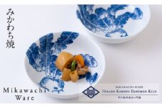 G175p 〈平戸洸祥団右ヱ門窯〉平戸蕪絵玉割5枚揃