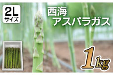 C161p 西海アスパラガス2Lサイズ(1kg)