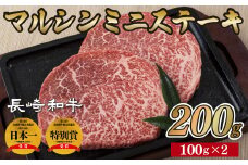 B179p 長崎和牛マルシンミニステーキ(2枚)
