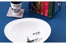 E159a 三川内焼カレー皿･タンブラーとGC1グランプリカレー（6種）【ぽると総本舗 】レトルト カレー 食器 食べ比べ 陶磁器 やきもの みかわち 