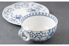 G157p 〈平戸松山窯〉花唐草スープカップ･ソーサー