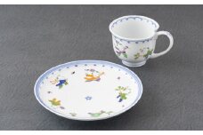 G168p 〈平戸藤祥五光窯〉色絵唐子モーニングセット