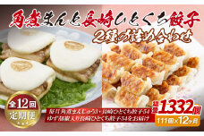 E307p 角煮まんと長崎一口餃子2種の詰め合わせ【12回定期便】