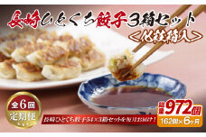 E317p 長崎ひとくち餃子162個(54個入を3箱)〈化粧箱入〉【6回定期便】