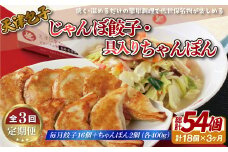 E395p 《定期便》天津包子名物 じゃんぼ餃子 16個 (8個×2パック) 具入りちゃんぽん 2箱 (各400