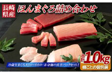 A474a 刺身用　国産ほんまぐろ詰め合わせ【養殖】