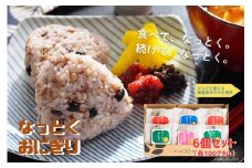 E486 【4種の具材入り】なっとく おにぎり 6個入り（具材4種 / 各100g）【 なっとくおにぎり屋 】七徳御握 おむすび さがびより 使用 米 朝食 夕食 夜食 ランチ 長崎 佐世保 九州   