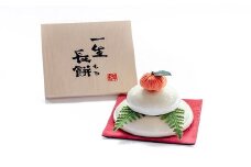 DB048【先行受付】 お正月用鏡餅 一生長餅 （中）[正月飾り 正月雑貨 置物 鏡餅 手作り 陶器 長崎県 島原市 ]