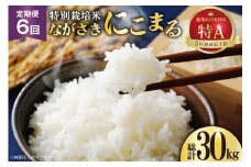 CD106【6回定期便】特別栽培米ながさきにこまる 5kg[ 白米 精米 ごはん ご飯 こめ おこめ もちもち おにぎり 粘り おいしい 長崎県産 長崎県産米 長崎にこまる 長崎県 島原市 ]
