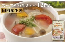 AD131伝統の味が若者のアイデアで進化　スープそうめんセット（生姜）