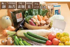BD026 大三東からお届けおすすめ野菜セット（極上卵、有明海産海苔、手延べ素麺、島原産米、フルーツ付き）