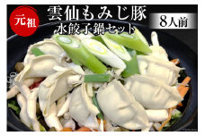 AD170雲仙もみじ豚　水餃子鍋セット8人前