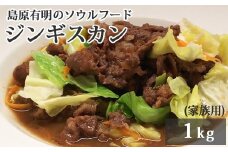 AD175 島原有明のソウルフード　「ジンギスカン」1kｇ　(家族用）