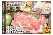 AE075島原の恵みをまとめてお届け！お手軽焼肉セット