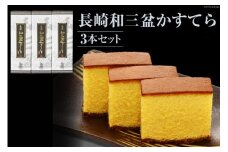 AE215長崎和三盆かすてら ３本セット