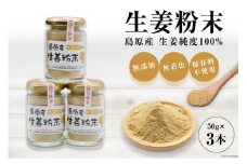 AF037島原産 生姜純度100% 生姜粉末 3本 【無添加 無着色 保存料不使用】