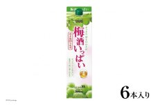BF170タカラ「梅酒いっぱい」2L紙パック 6本入