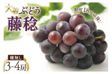 AG042【数量限定】上田ぶどう園の大粒種無しぶどう(藤稔)