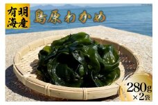 【BH030】 有明海産島原わかめ　280g×2袋