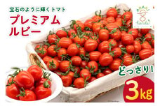AH114宝石のように輝くトマト プレミアムルビー3kg 【 島原市 トマト 農家直送 】