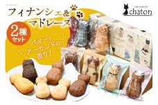 AI191 フィナンシェ 4個 マドレーヌ 2個 [ 個包装 詰め合わせ セット 猫 かわいい 焼き菓子 プチケーキ バレンタイン スイーツ 菓子 パティスリーシャトン 長崎県 島原市 ]