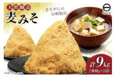 AI230 天然醸造 麹たっぷり優しい 麦みそ 900g 10個 計9kg [ 味噌 みそ 国産 麦味噌 マルイチ 塚原食品本舗 長崎県 島原市 ]