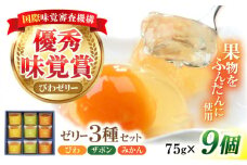 【地元素材】長崎旬彩9個入(長崎びわゼリー、長崎ザボンゼリー、伊木力みかんゼリー) / ゼリー ぜりー みかん ミカン 蜜柑 ザボン びわ ビワ 枇杷 / 諫早市 / 有限会社あじさい [AHAH002]  