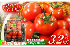 愛果菜ミニトマト9P×2セット / ミニトマト プチトマト トマト とまと 野菜 / 諫早市 / 愛菜ファーム株式会社  [AHAK002]