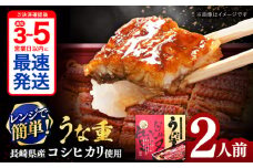 【最速発送】うな重370g×2人前 / うな重 うなぎ ウナギ 鰻 蒲焼 蒲焼き かばやき 弁当 冷凍/ 諫早市 / 株式会社山香海 [AHBH001] 最速 最短 スピード 発送