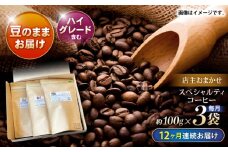 【12回定期便】自家焙煎ハイグレードコーヒーを含むおまかせセット(豆のまま) / ハイグレードコーヒー ブレンド コーヒー 豆 / 諫早市 / R and R coffee labo [AHCJ048]
