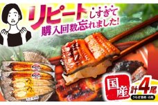 【最速発送】＜諫早淡水＞うなぎ蒲焼2尾＆白焼き2尾セット / うなぎ ウナギ 鰻 蒲焼き 蒲焼 かばやき 白焼き 白焼 しらやき 食べ比べ 冷凍 国産 小分け うな重 うな丼 ひつまぶし / 諫早市 / 活うなぎ問屋 諫早淡水 [AHAT005]  最速 最短 スピード 発送 