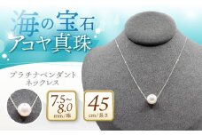 アコヤ真珠プラチナペンダントネックレス / パール 真珠 アクセサリー ネックレス ジュエリー / 諫早市 / 純晃　JEWEL de KOU [AHDE001]