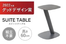 SUITETABLE(スイートテーブル)グレー / テーブル てーぶる サイドテーブル ミニテーブル チェア スツール 椅子  / 諫早市 / 株式会社日本ベネックス [AHCC007]