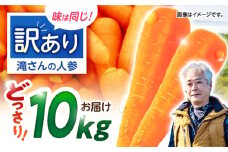 ※【2025年11月発送分／先行予約】【訳あり】滝さんの人参10kg / にんじん ニンジン 人参 キャロット きゃろっと やさい 野菜 訳あり 訳アリ わけあり ワケアリ / 諫早市 / 滝商店株式会社 [AHCU005]