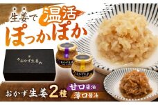 おかず生姜セット(薄口・甘口) 各260g / しょうが 生姜 ジンジャー じんじゃー おかず おかずセット 常温 瓶詰め 加工品 / 諫早市 / 株式会社ヤマシンフーズ [AHAO002]