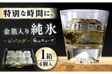 金箔入り 純氷 ジパング / 氷 純氷 金箔 金沢 / 大村市 / 大村製氷[ACZN001]