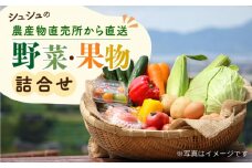 シュシュの農産物直売所から直送 野菜・果物の詰合せ / 野菜 やさい 果物 くだもの フルーツ ふるーつ 産地直送 / 大村市 / おおむら夢ファームシュシュ[ACAA032]