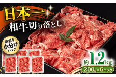 長崎和牛 切り落とし肉 1.2kg / 牛肉 切り落とし 切落し きりおとし すき焼き すきやき しゃぶしゃぶ 小分け / 大村市 / おおむら夢ファームシュシュ[ACAA143]