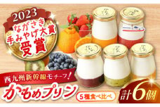かもめプリン 6個セット / プリン ぷりん 洋菓子 お菓子 デザート / 大村市 / おおむら夢ファームシュシュ [ACAA274]