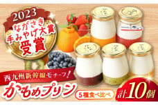 かもめプリン 10個セット / プリン ぷりん 洋菓子 お菓子 デザート / 大村市 / おおむら夢ファームシュシュ [ACAA276]
