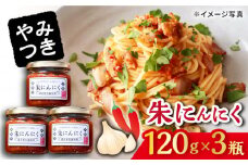 朱にんにく 調味料 3個セット / ニンニク 唐辛子 調味料 スタミナ / 大村市 / 笑顔のおとも [ACBN003]