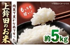 【R7年産】上鈴田のお米 5kg / 白米 米 長崎県産 / 大村市 / 鈴田峠農園[ACAJ008]