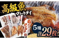 【着日指定 可能】 平戸 干物 5種セット 計29枚 平戸市 / 井吉水産 [KAA075]