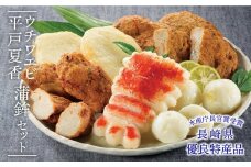 【着日指定 可能】【水産庁長官賞】ウチワエビ 蒲鉾・平戸夏香セット 平戸市 / 宝亀かまぼこ店 [KAA167]ウチワエビ 海老 エビ 魚介類 海鮮 グルメ 通販 お取り寄せ ギフト プレゼント 長崎