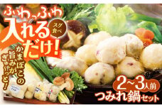 【着日指定 可能】【ヘルシー志向なあなたに】フワフワつみれ鍋セット〜安心の地元野菜付〜 平戸市 / ひらど新鮮市場 魚 新鮮 鍋 野菜付き 九州産 長崎 [KAB015] 