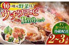 【着日指定 可能】【幻のエビを味わう】ウチワエビBBQセット〜安心の地元野菜付〜 平戸市 / ひらど新鮮市場 [KAB106]ウチワエビ BBQ セット 海鮮 バーベキュー 地元野菜 新鮮 産地直送 お取り寄せ グルメ ギフト 今が旬