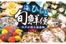 【全9回定期便】平戸を満喫！海のひらど旬鮮便 平戸市 / ひらど新鮮市場 [KAB115]