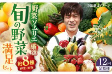 ＜12回定期便＞【ソムリエ厳選】安心の地元野菜と果物のお任せセット 平戸市 / ひらど新鮮市場 [KAB161]