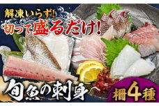 【漁協直送！】 獲れたて 旬魚 の柵 4種 セット（ 刺身 3種＆ イカ 1種）（5～6人前） 【平戸市/舘浦漁業協同組合】 [KAA334]刺身 セット 通販 お取り寄せ 新鮮 海鮮盛り合わせ ギフト 贈り物 海鮮丼 手巻き寿司 詰め合わせ 人気 おすすめ