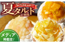 【全3回定期便】夏タルト定期便(夏香・白桃・マンゴー)【心優 −Cotoyu Sweets−】 [KAA410] 